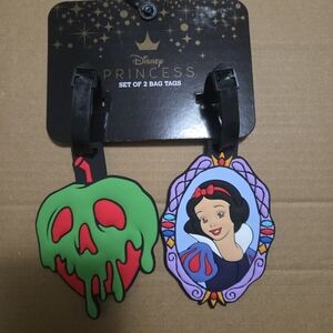 Disney Princess Black Bag Tags Set